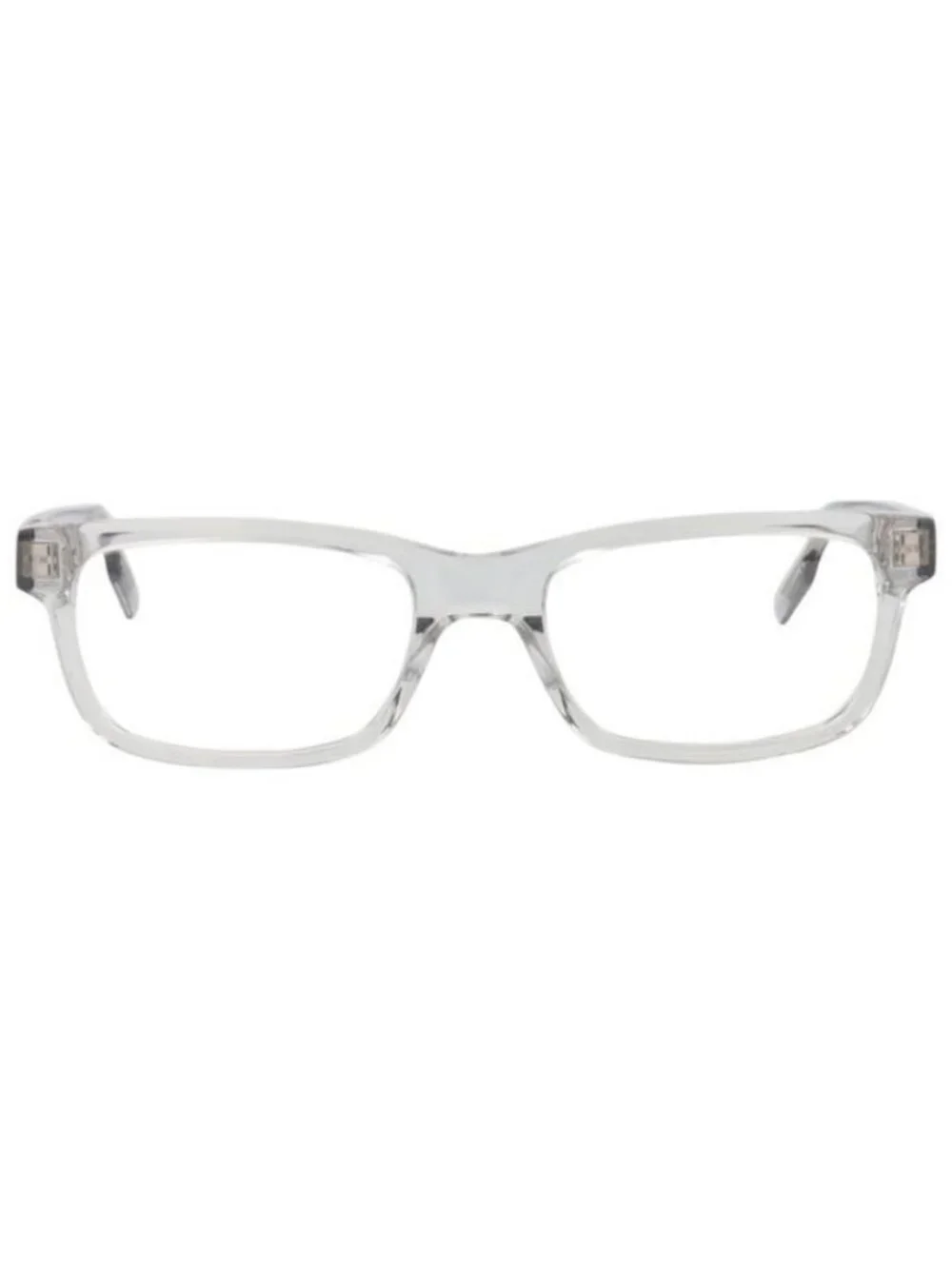 New Montblanc Mens Square/Rectangle Grey Grey Transparent Fashion Designer Eyegl